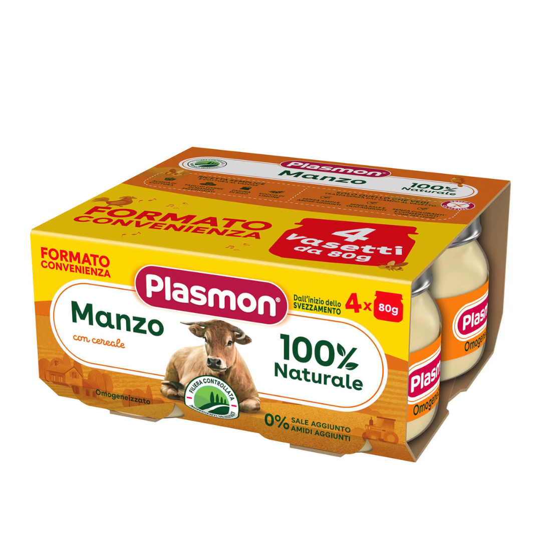 Omo Plasmon Manzo 80grx4