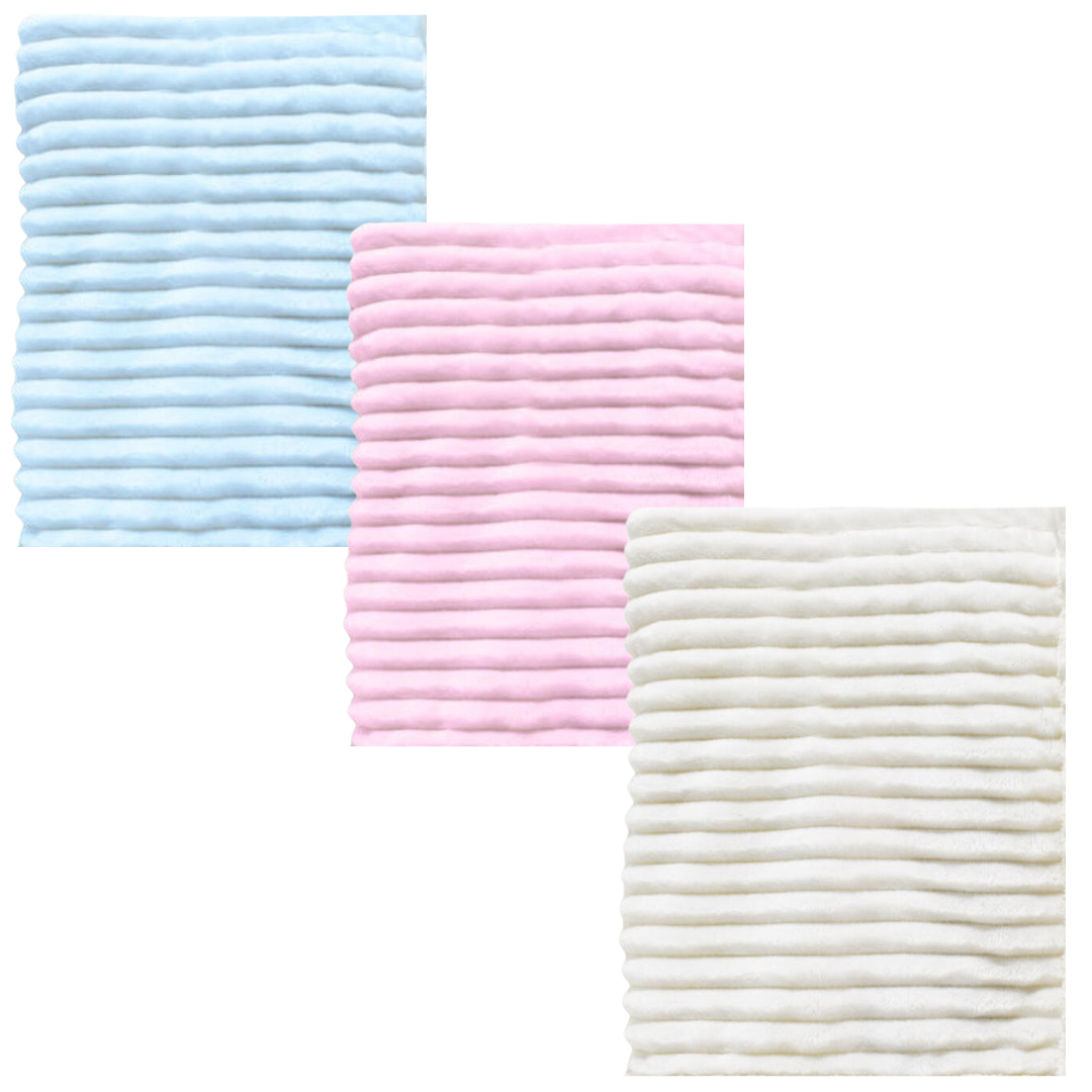 Copertina in Ciniglia a Coste "I Batuffolini" Baby Culla