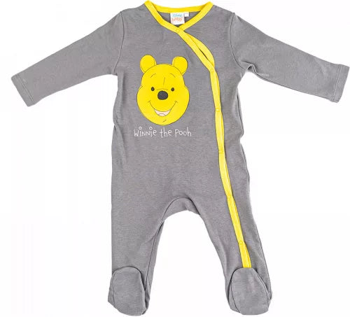 Tutina Neutra Bimbo/ Bimba Cotone Winnie the Pooh - Morbidezza e Stile per i Più Piccoli