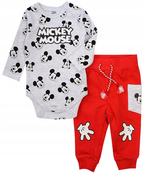 Set Abbigliamento Mickey-  Body e Pantaloni Cotone