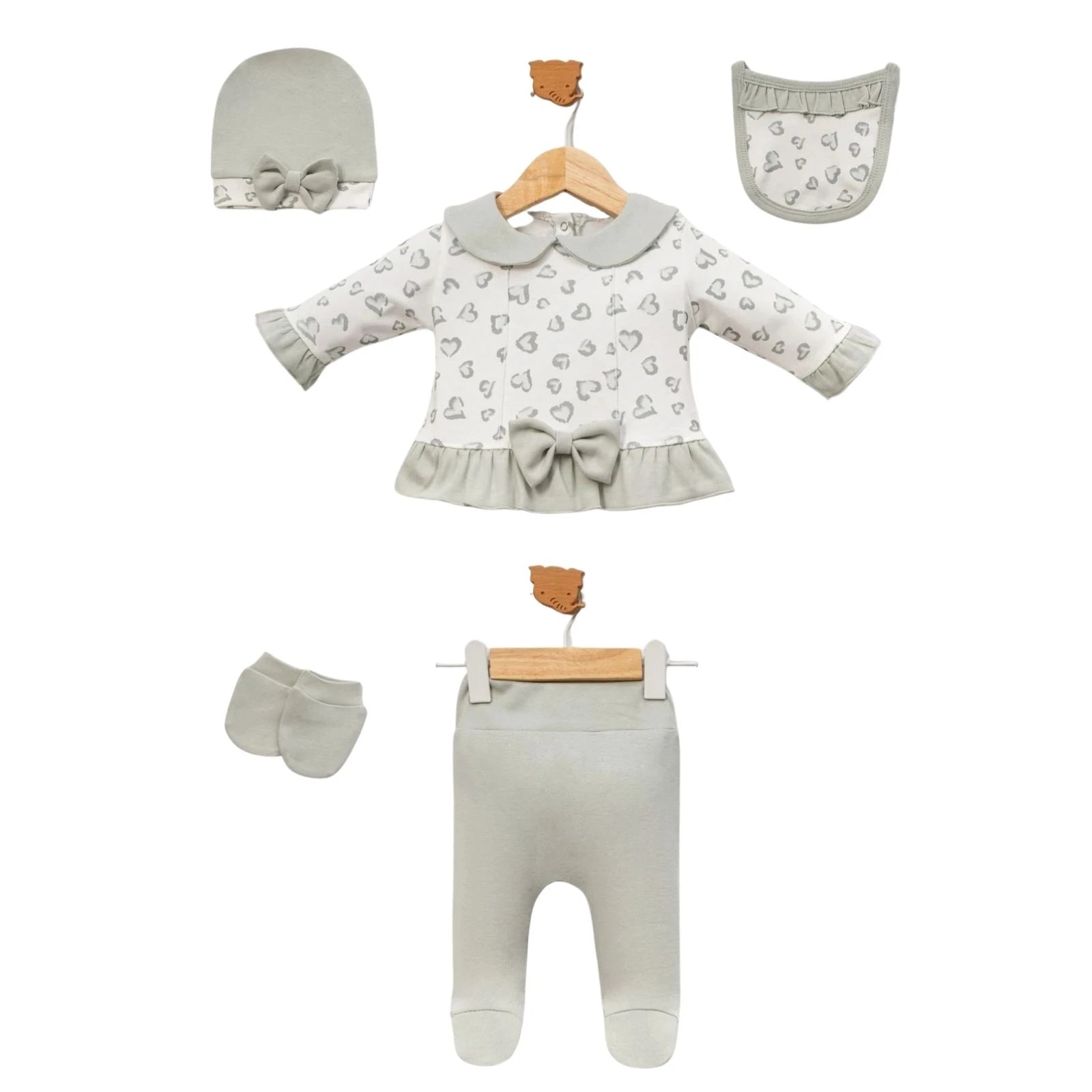 Completo Neonata Coordinato – Set Prima Nascita 100% cotone