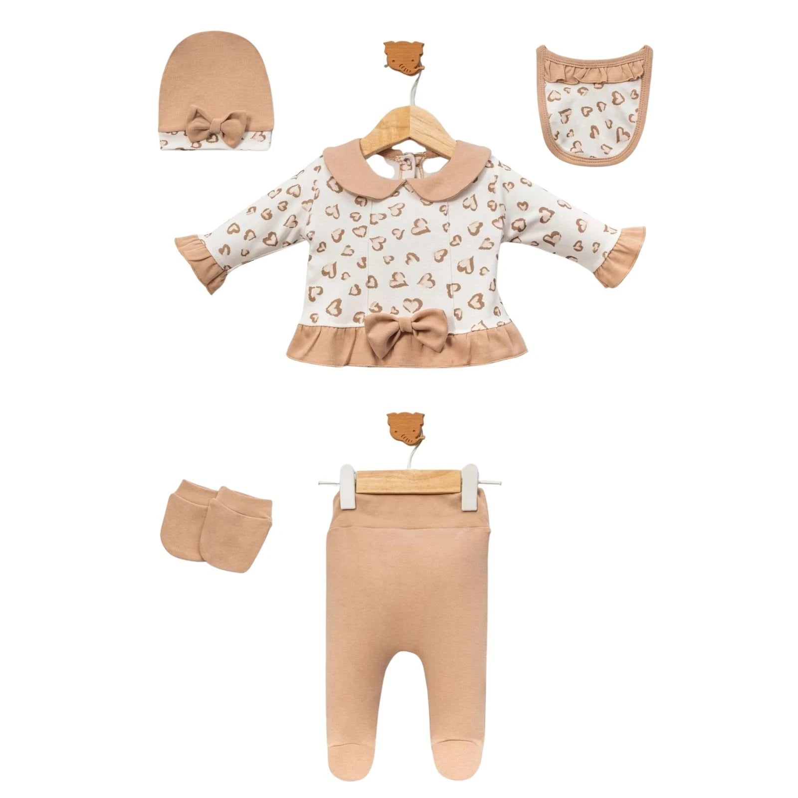 Completo Neonata Coordinato – Set Prima Nascita 100% cotone