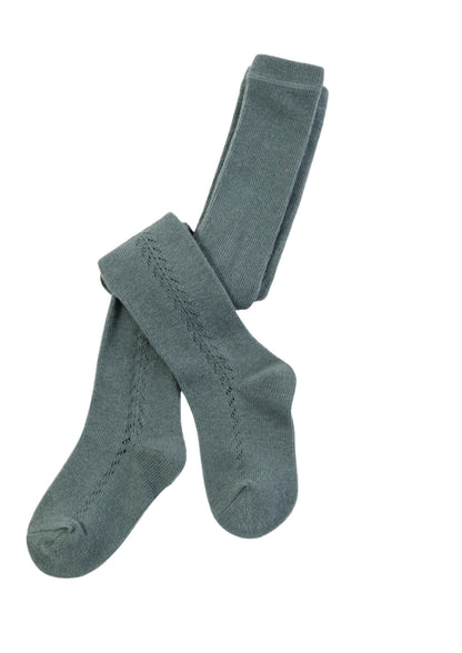 Collant traforati eleganti per bambina – Calze lunghe in cotone morbido