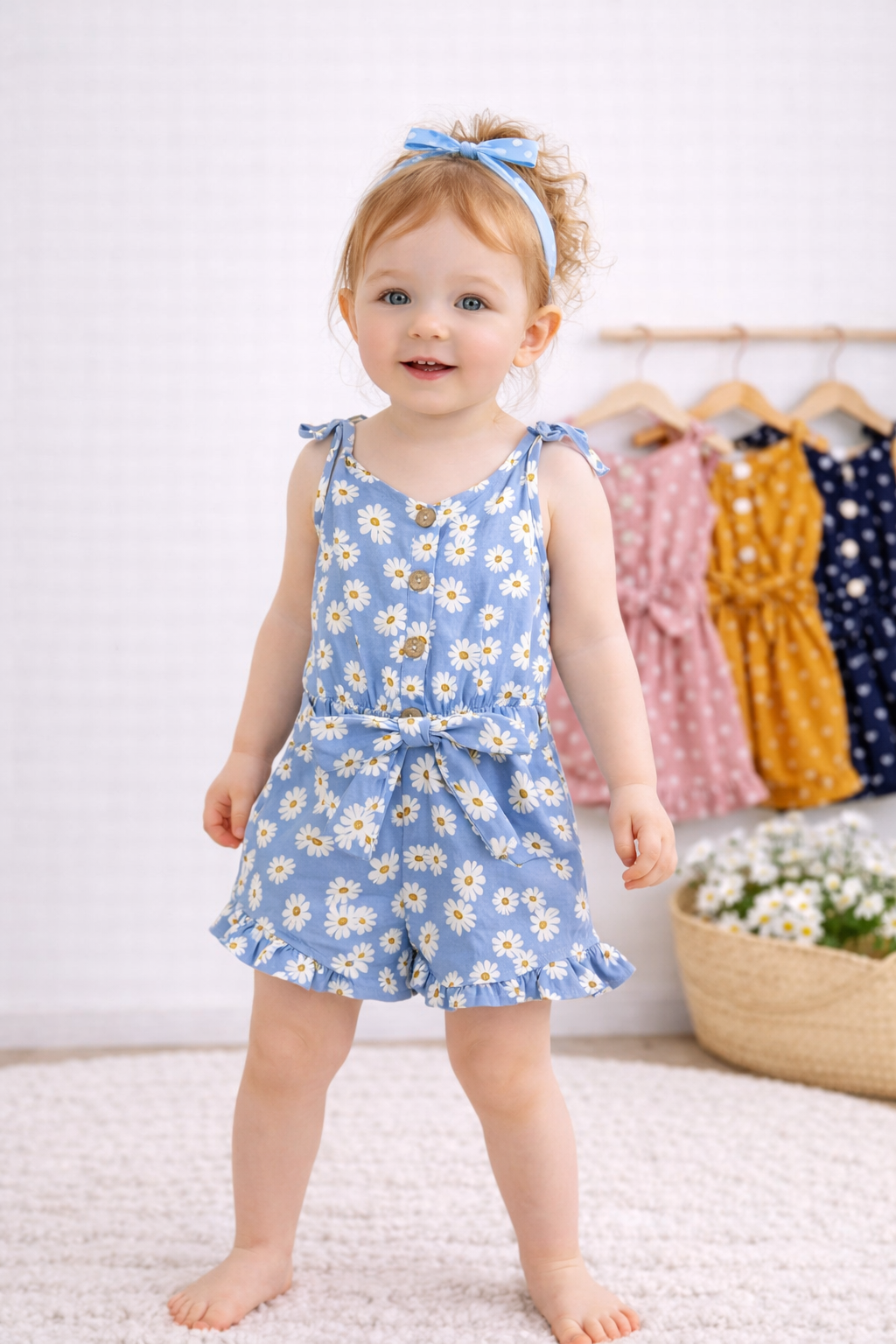 Tuta estiva bambina vari colori