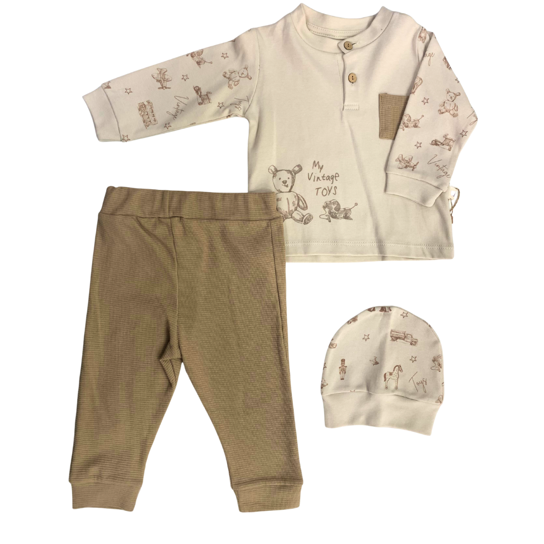 Completo Bimbo 3 Pezzi  My Vintage Toys  Beige