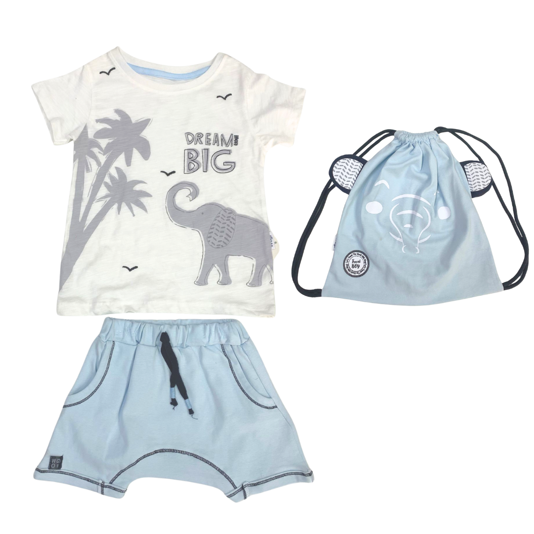 Completo estivo bimbo  Dream Big  con zainetto
