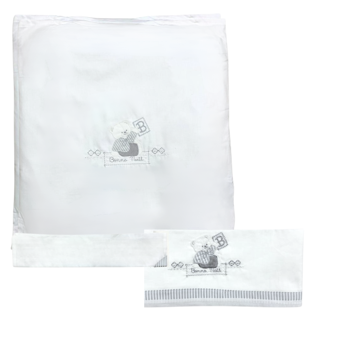 Composè Baby chic orsetto grigio maschietto Per tutte le stagioni