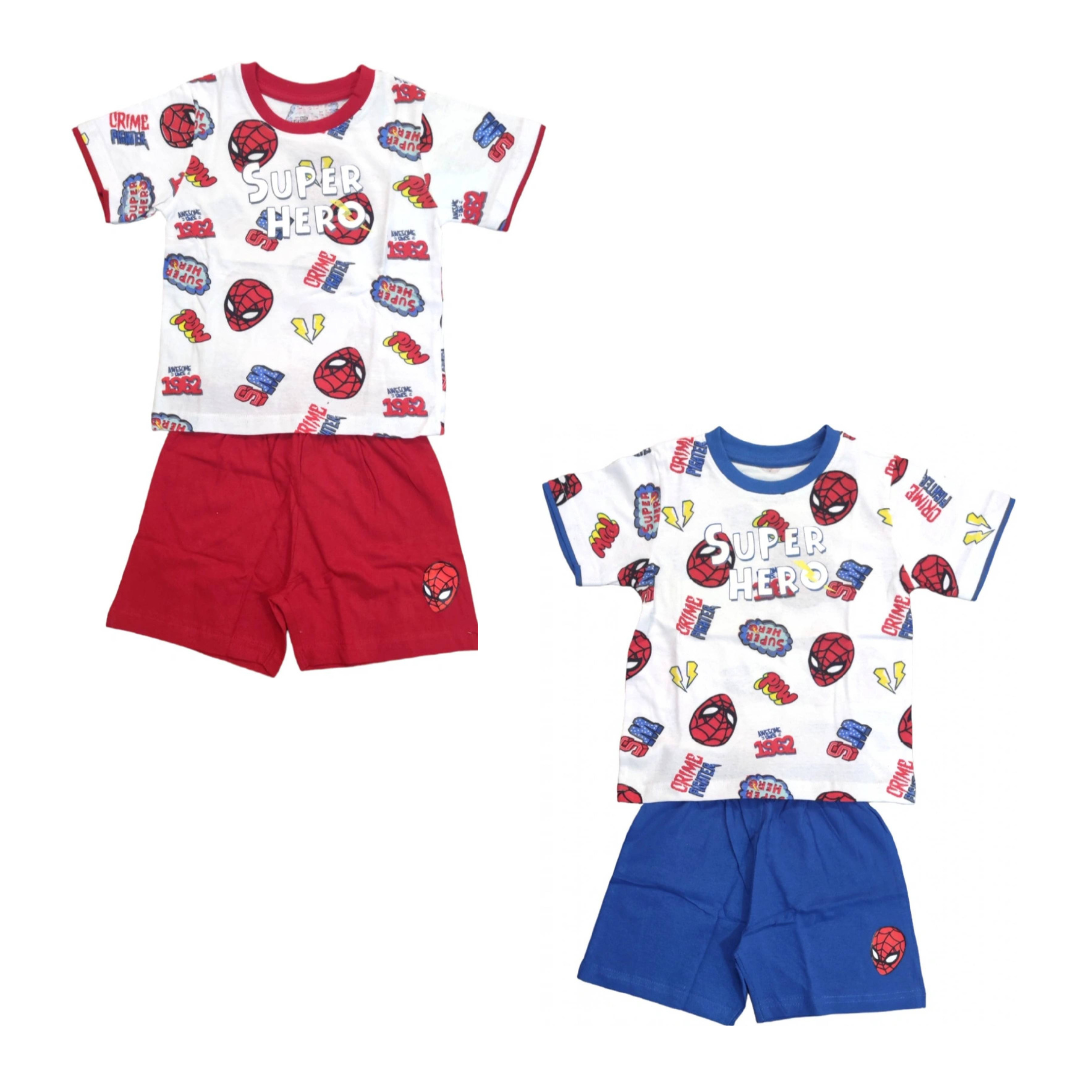 Completini spiderman cotone