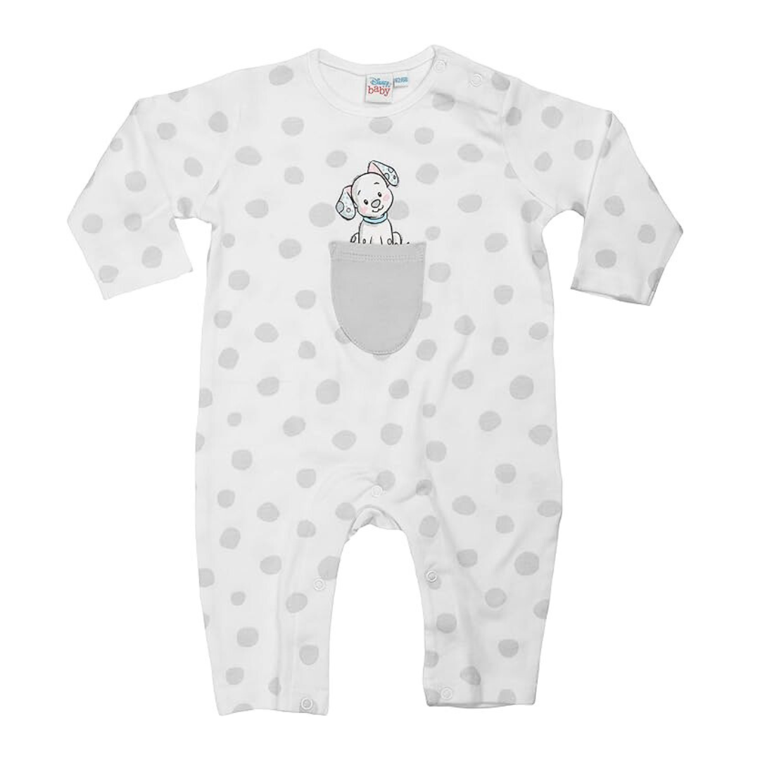 Tutina Neutra Bimba/ Bimbo La Carica 101 Disney in Cotone