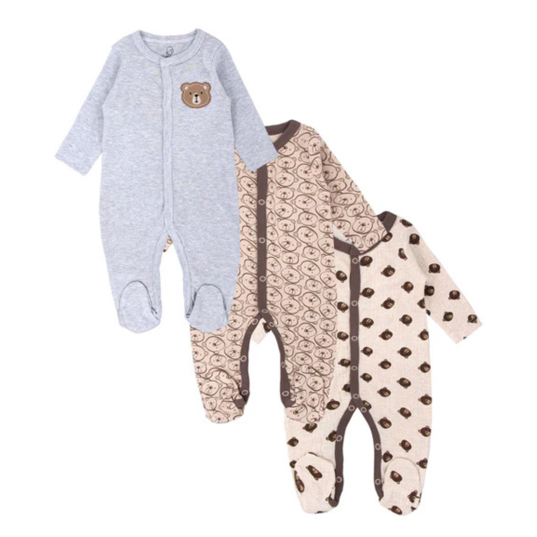 Set 3 Tutine Neonato/ Bimbo in Cotone