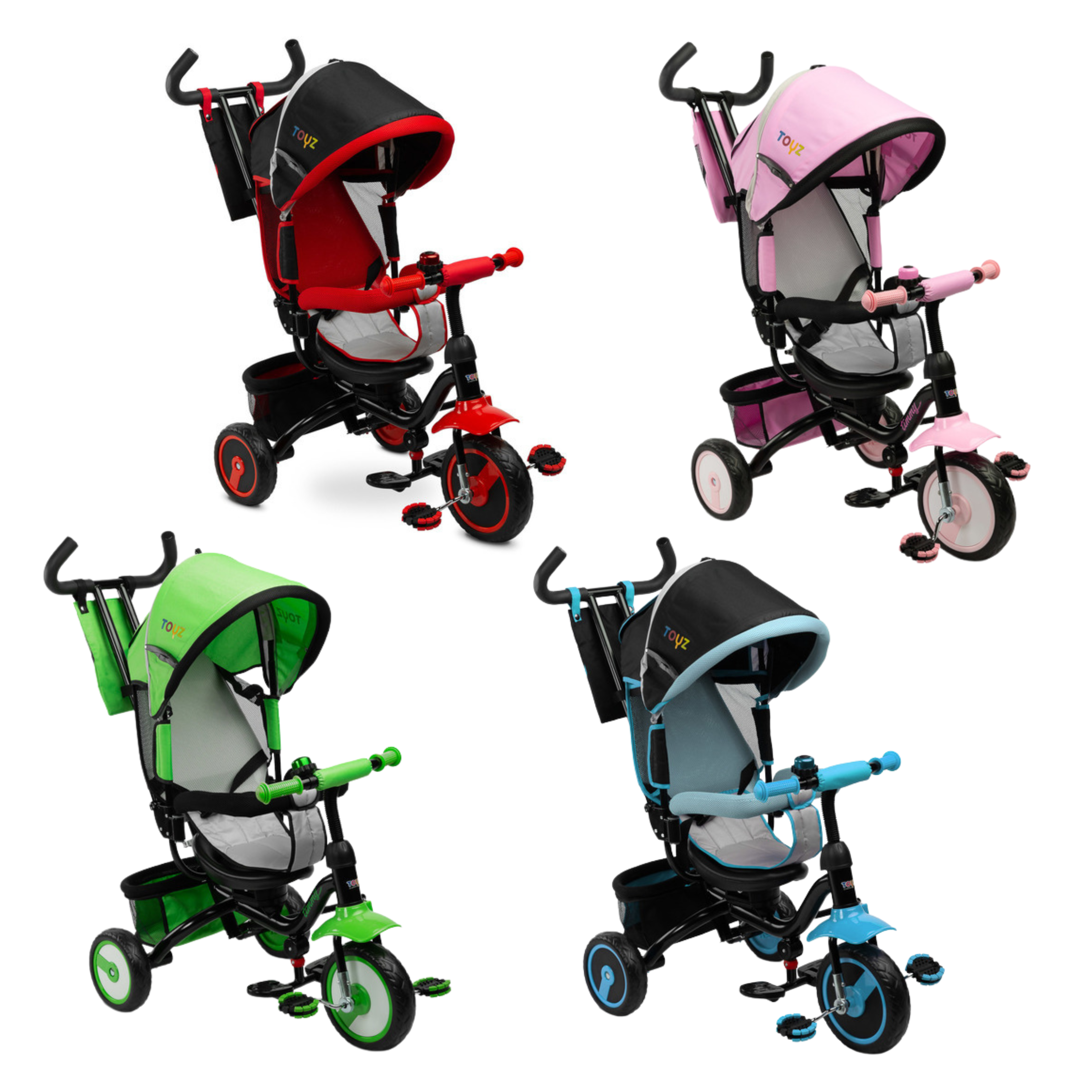 Triciclo TIMMY Fronte-Strada/Fronte-Mamma