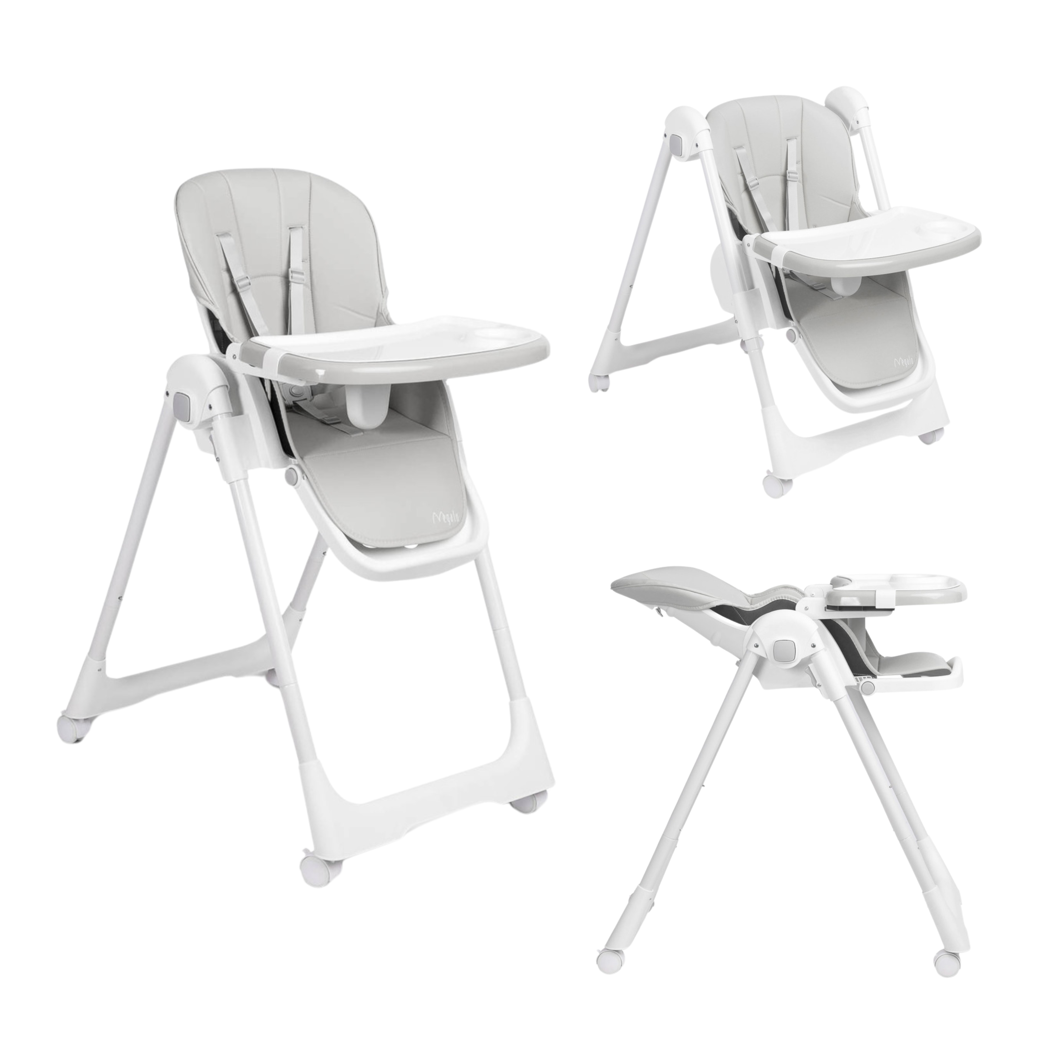 Seggiolone Pappa Megalo Pieghevole e Reclinabile