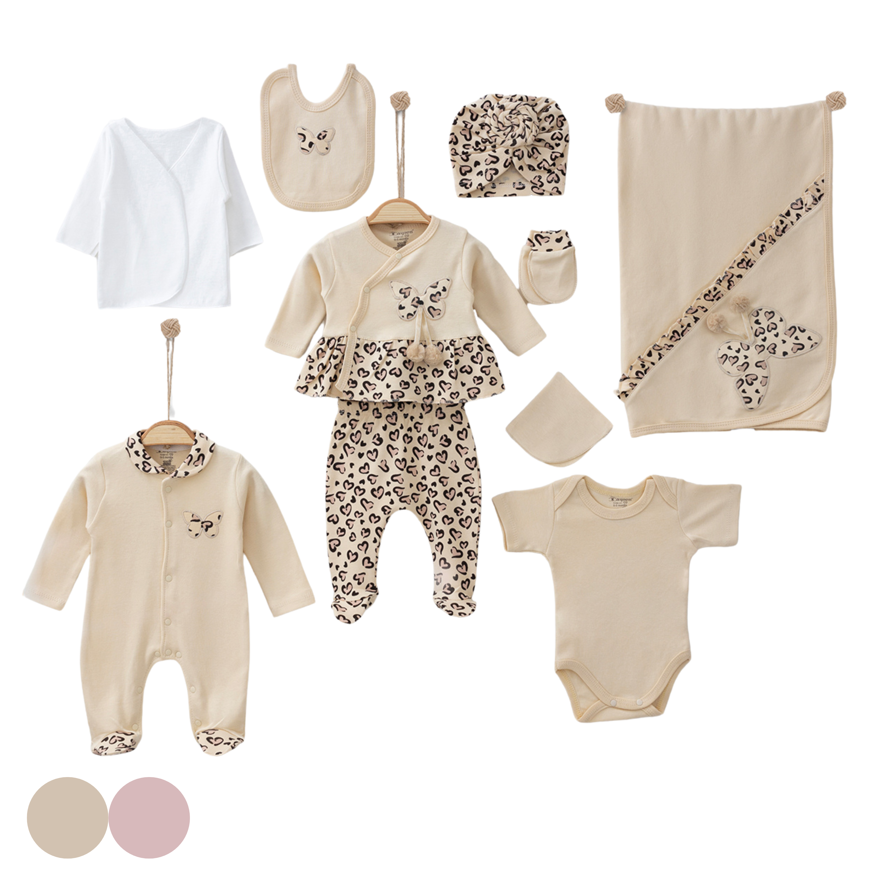 Set Corredino completo  100% Cotone  0-3 mesi