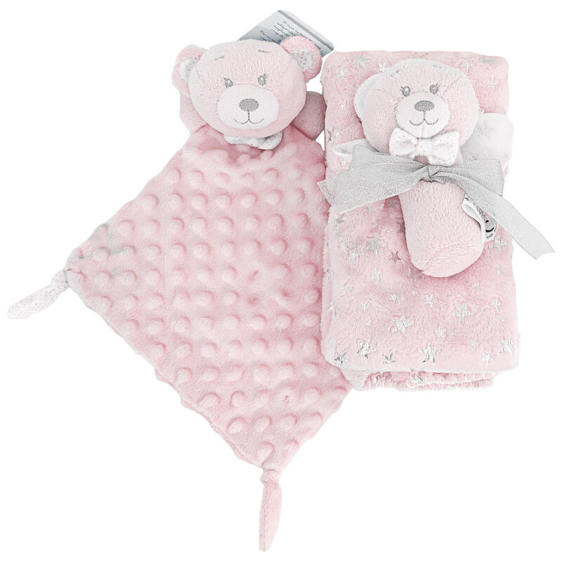 Set regalo rosa 3pz Il Corredino