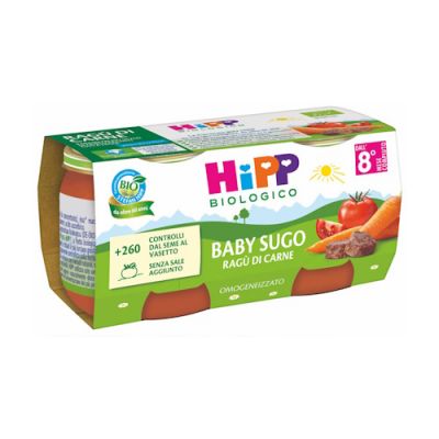 Hipp baby sugo ragù di carne 2x80gr