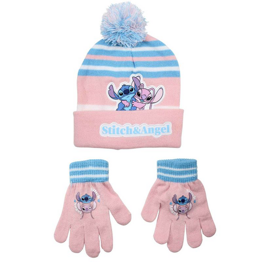 Set cappello + guanti Stitch bimba