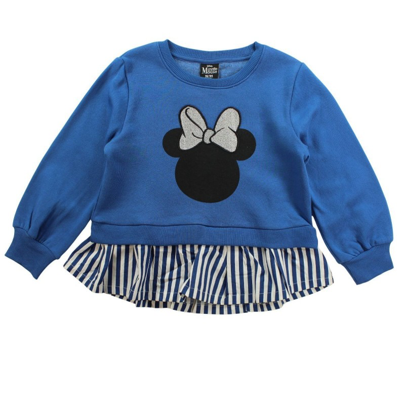 Maglia Minnie blu caldo cotone