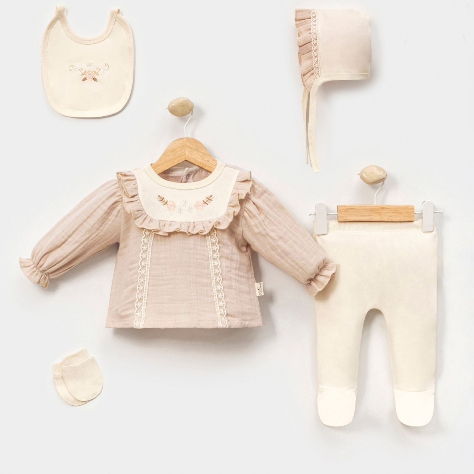 Completo Neonata Coordinato – Set Prima Nascita 100% cotone