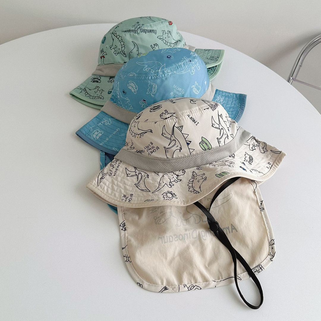 Cappello Estivo Bambino con Protezione Nuca