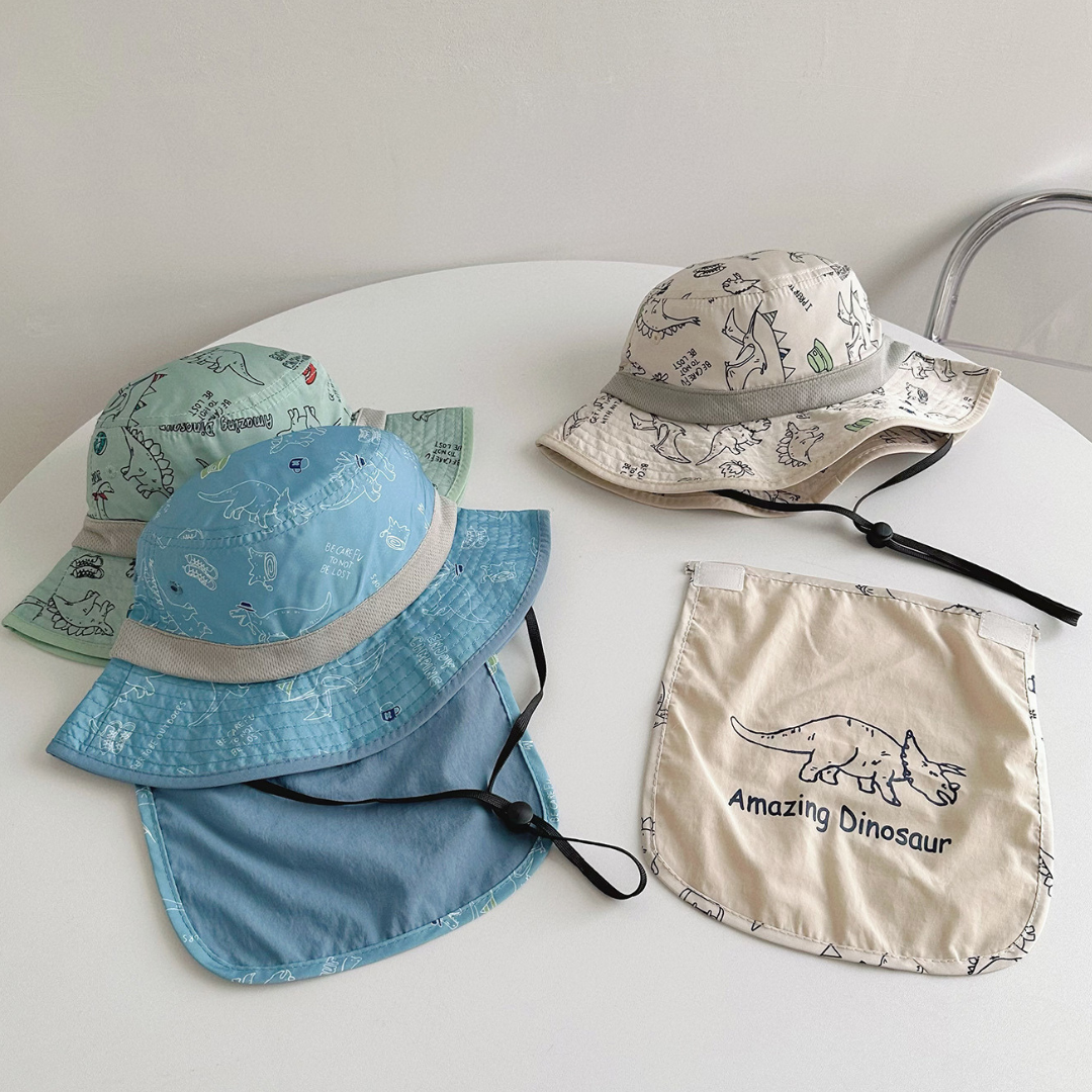 Cappello Estivo Bambino con Protezione Nuca