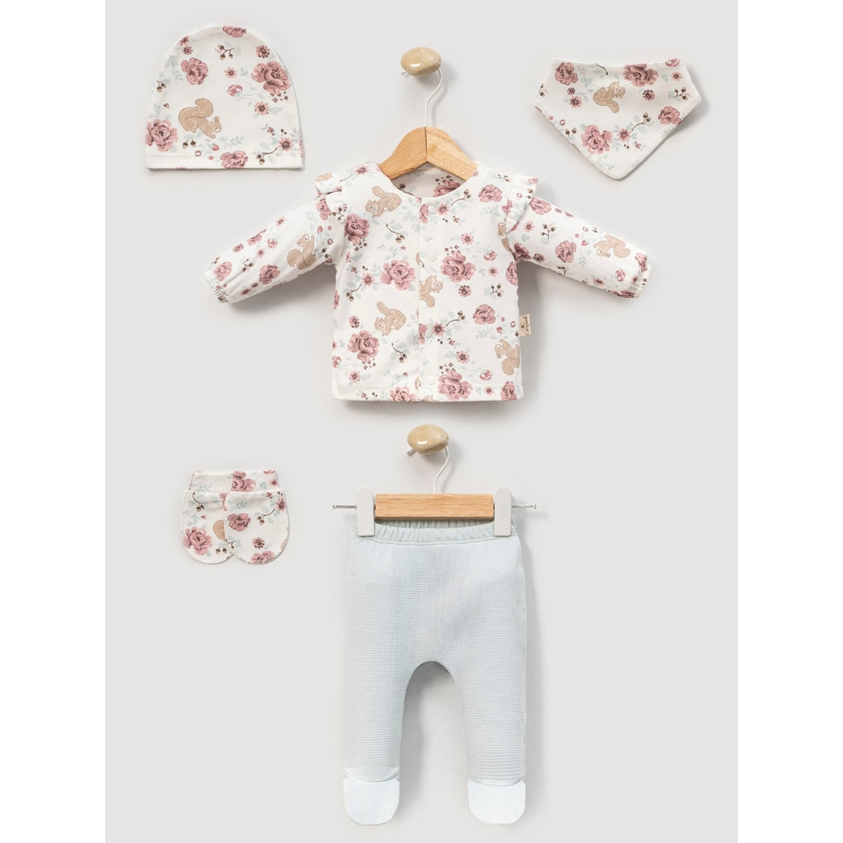 Completo Neonata Coordinato – Set Prima Nascita 100% cotone