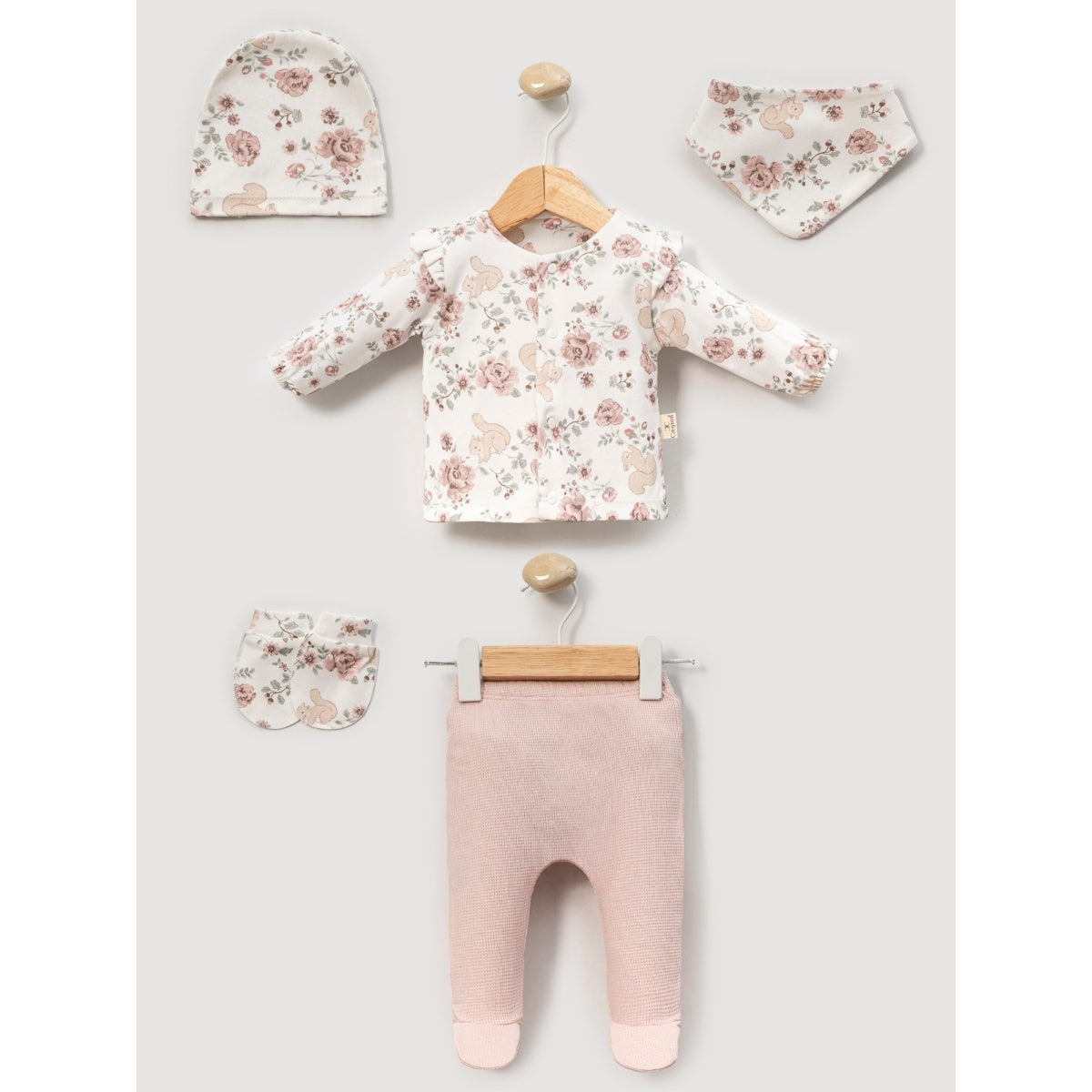 Completo Neonata Coordinato – Set Prima Nascita 100% cotone