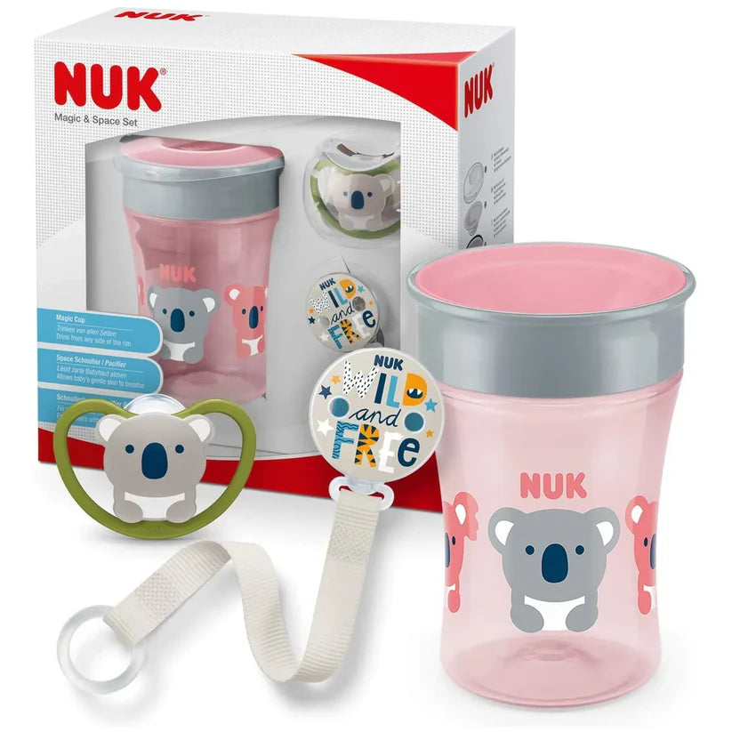 Magic cup set Nuk rosa 6mesi+