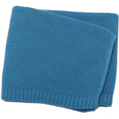 Coperta Neonato in Maglia – Morbida e Traspirante, Cotone 100%