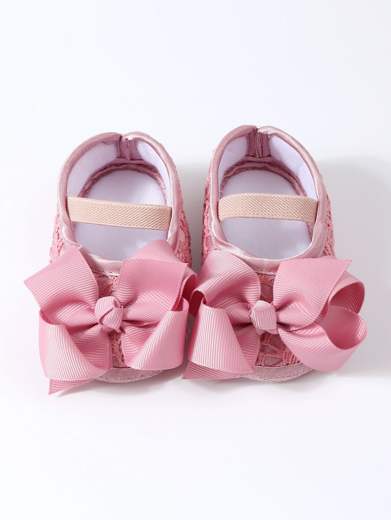 Scarpine Neonata Suola morbida Eleganti con Fiocco – Scarpe Antiscivolo per Battesimo e Cerimonie