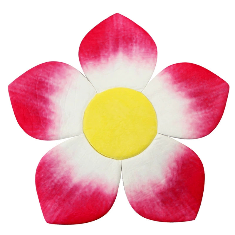 Cuscino da Bagno Floreale per Neonati – Morbido Supporto Antiscivolo 80×80 cm