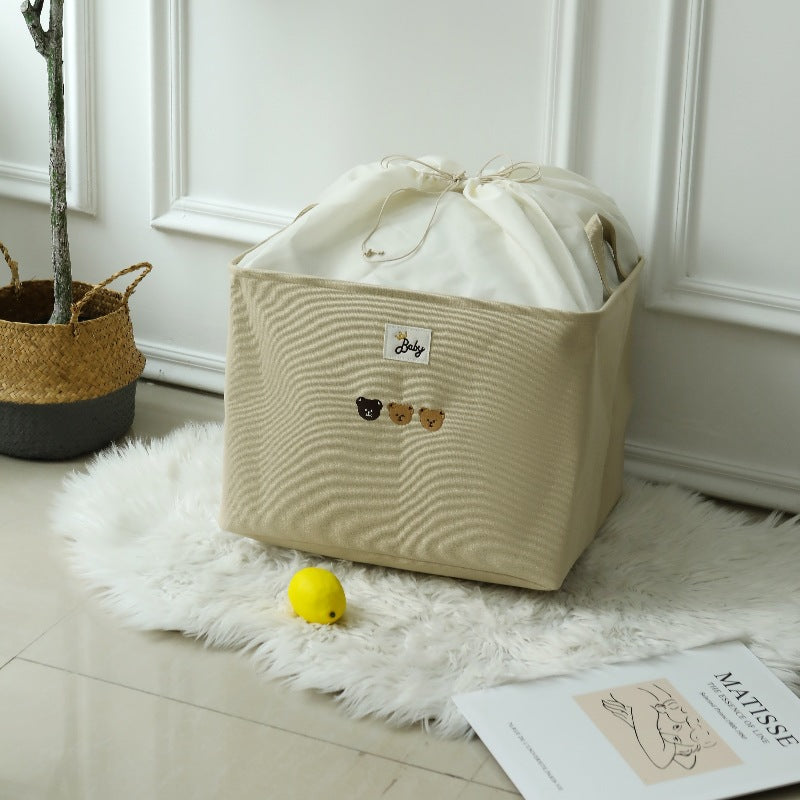 Cestino Portaoggetti Orsetti – Tessuto Pieghevole