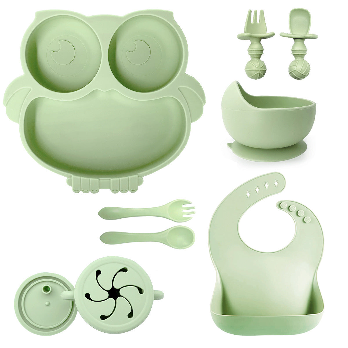 Set Pappa in Silicone per Bambini 6m+