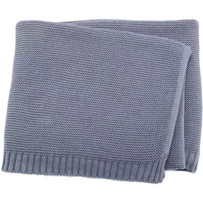 Coperta Neonato in Maglia – Morbida e Traspirante, Cotone 100%