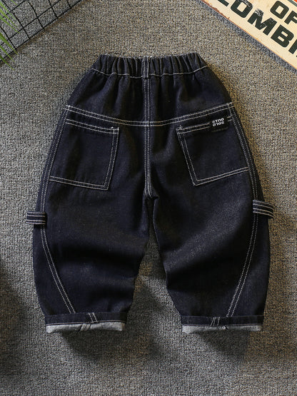 Pantaloni Cargo in Jeans per Bambino – Stile Casual