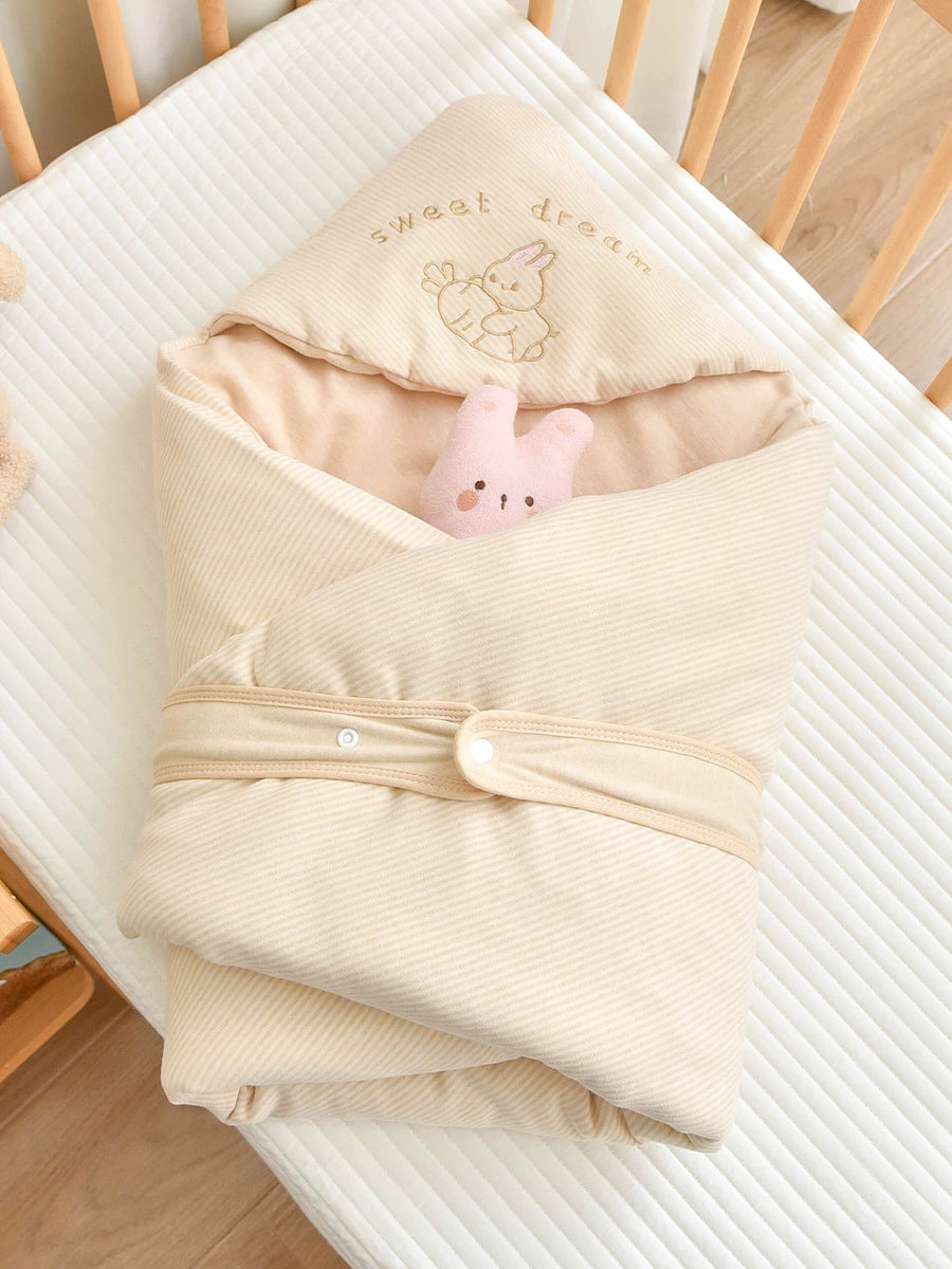 Sacco Nanna  Sfoderabile in Cotone Morbido con Cappuccio Coniglietto