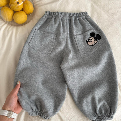 Pantaloni Jogger per Bambini in Cotone – Mickey Mouse Edition