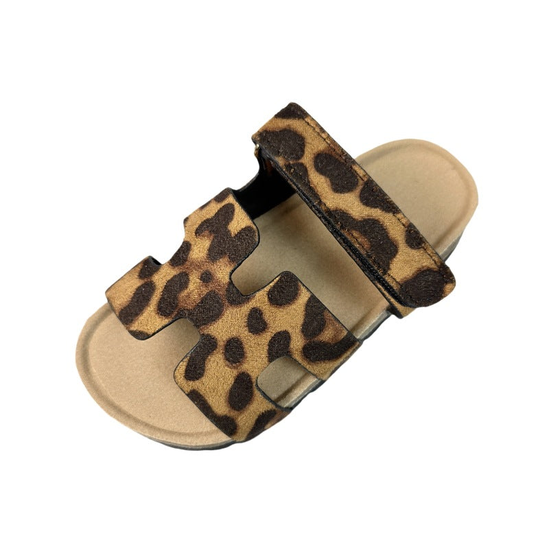 Sandali Bambina Animalier- suola rigida