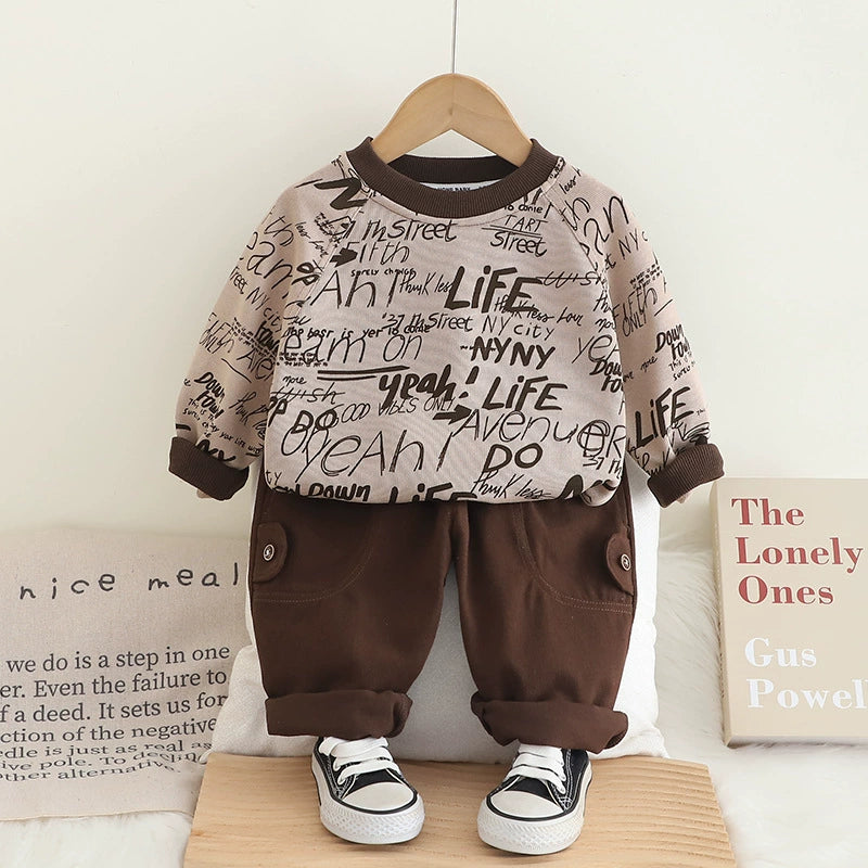 Completo 2 pezzi  Bimbo Grafico – Autunno/ Inverno