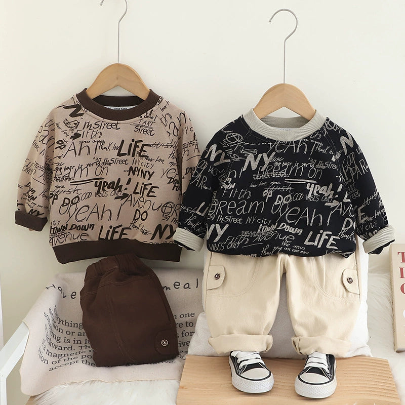 Completo 2 pezzi  Bimbo Grafico – Autunno/ Inverno