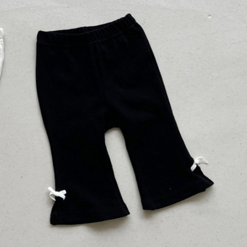 Pantaloni  a Zampa con Fiocchetti