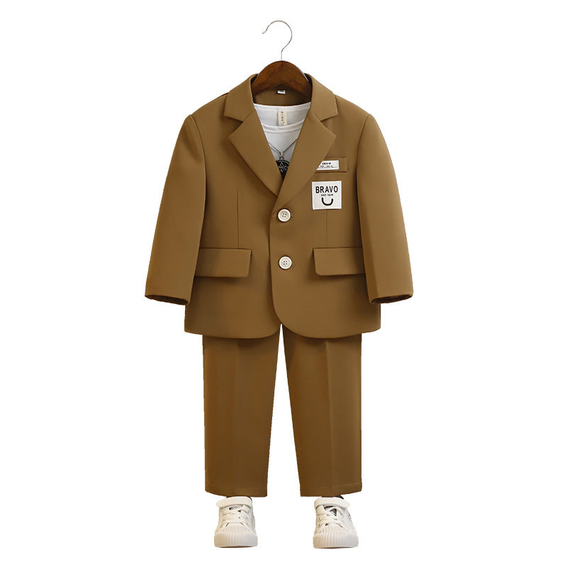 Completo Bambino 3 Pezzi  Giacca, Pantalone e T-Shirt basic