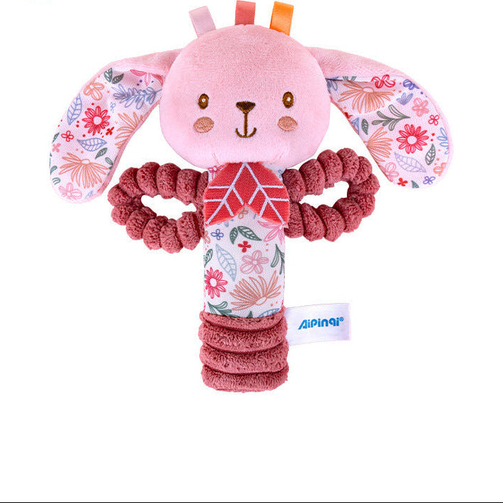 Sonaglino Morbido Neonata – Elefantino o Coniglietto Rosa