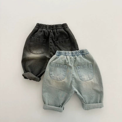 Jeans Bambino con Tasche Frontali – Modello Casual