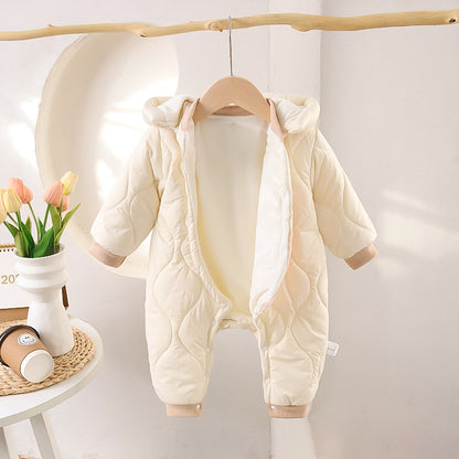 Tutina Invernale Trapuntata “Sweet Bear” – Morbida e Calda con Cappuccio