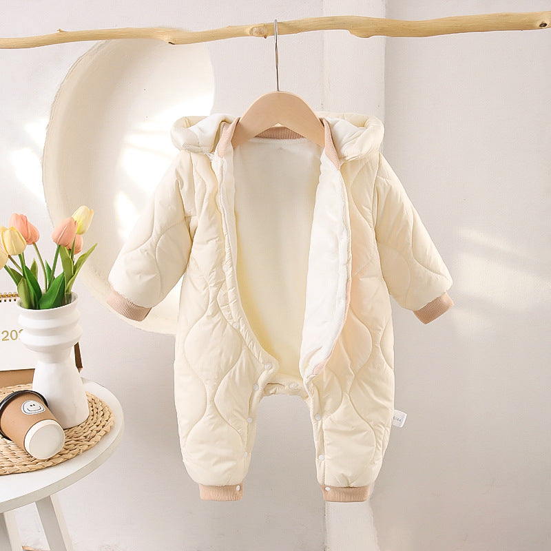 Tutina Invernale Trapuntata “Sweet Bear” – Morbida e Calda con Cappuccio