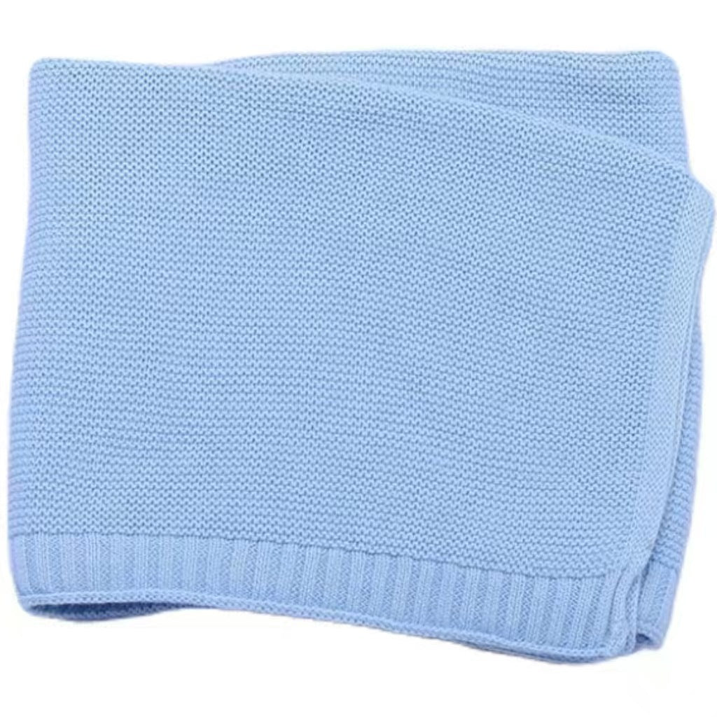Coperta Neonato in Maglia – Morbida e Traspirante, Cotone 100%