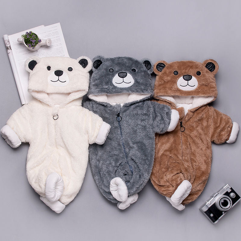 Tuta Invernale Orsetto in Pile Morbido