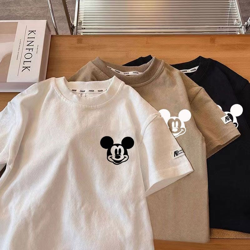 T-shirt Bimbo– Stampa Topolino "You Don't" Retro Style