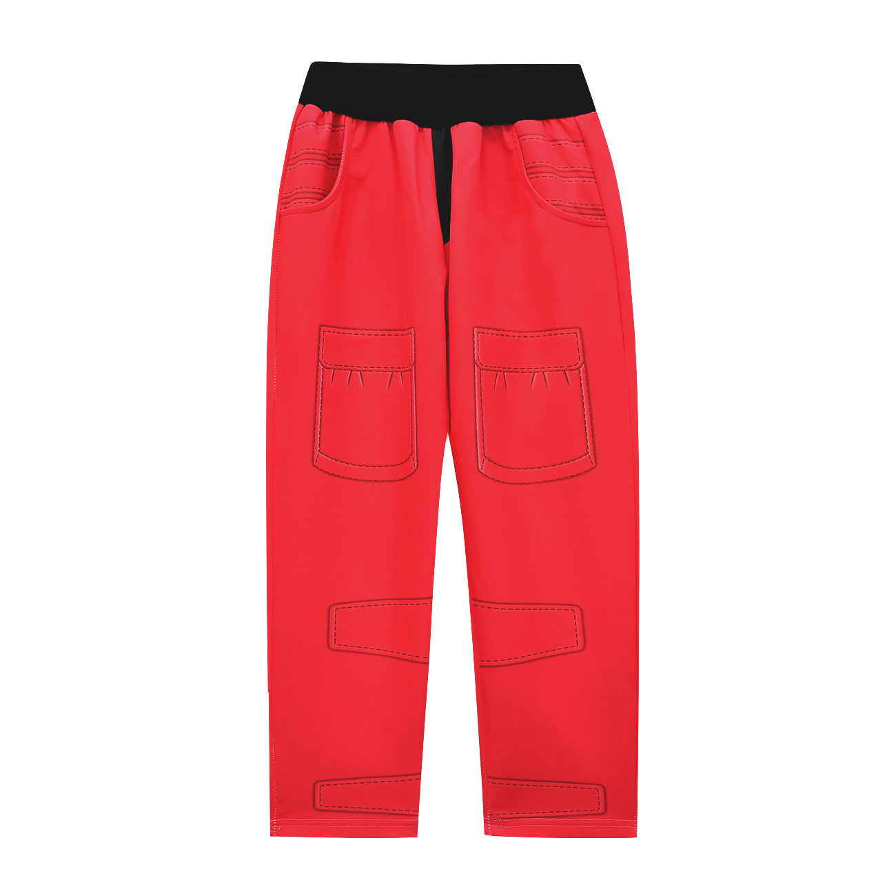 Tuta Guardiano Rossa - Costume Completo con Cappuccio Squid