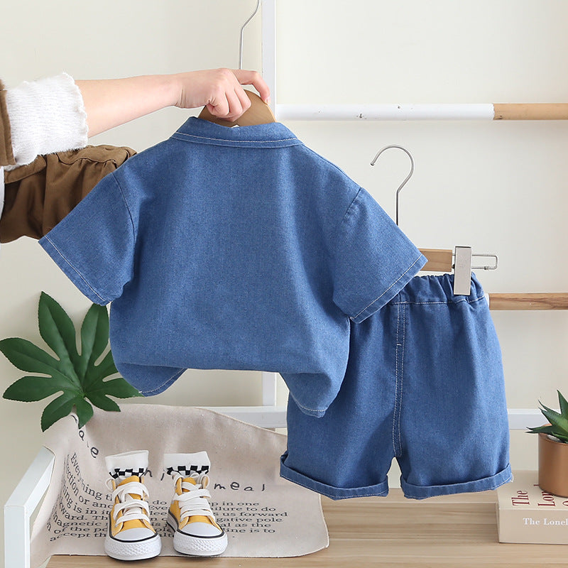 Completo Bambino in Denim Casual